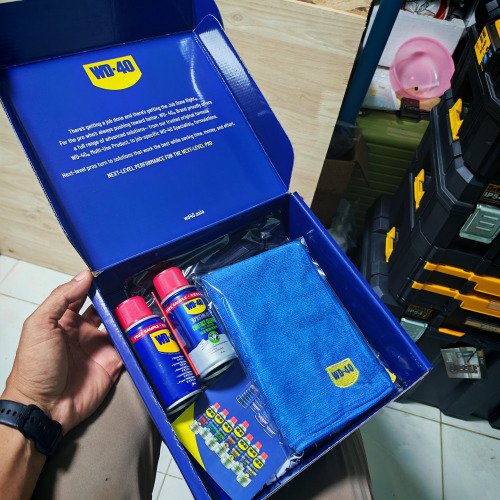 ดอกสว่านติด WD-40 ช่วยได้