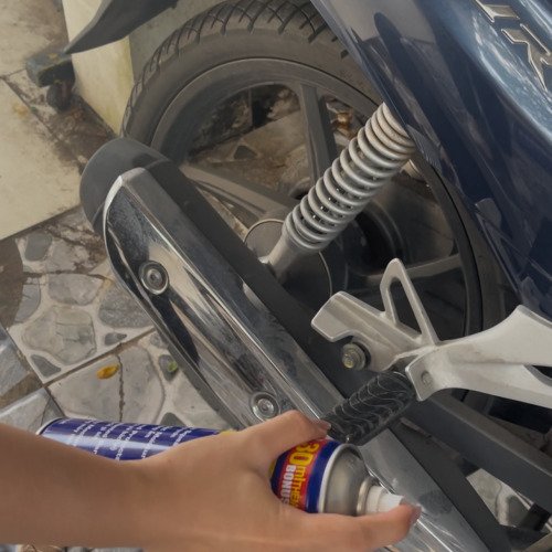 Gác chân mượt mà nhờ sản phẩm WD40