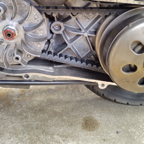 安裝傳動前噴上WD-40防鏽