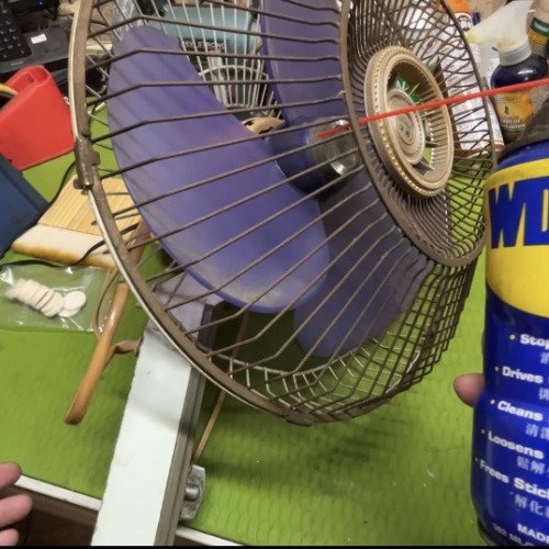 東芝老扇鐵網卡扣鬆鏽任務