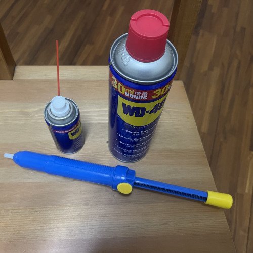 能修就不換，使用WD40潤滑吸錫器