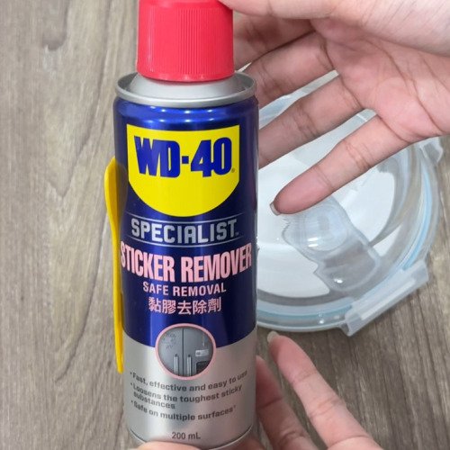 Cùng sticker remover tẩy sạch keo bám