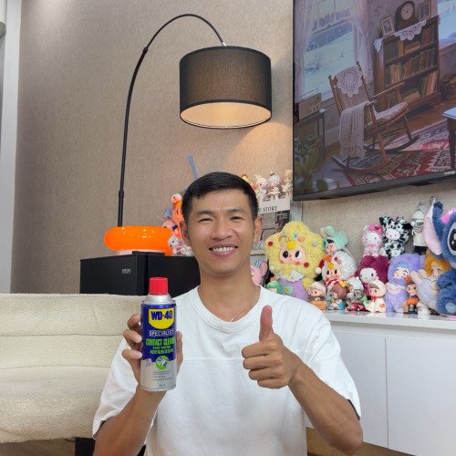 LÀM SẠCH ĐỒ DÙNG CÙNG WD40