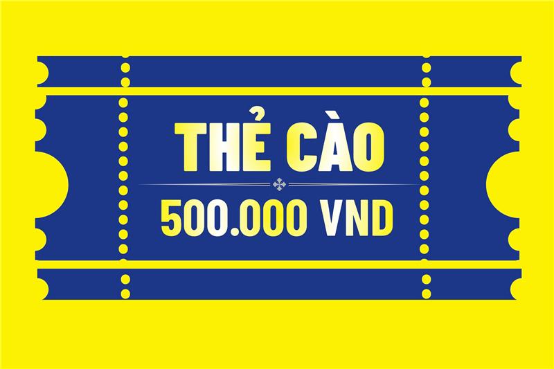 Giải khuyến khích: 10 x Thẻ nạp điện thoại (Viettel®/Mobifone®) trị giá 500.000 VNĐ