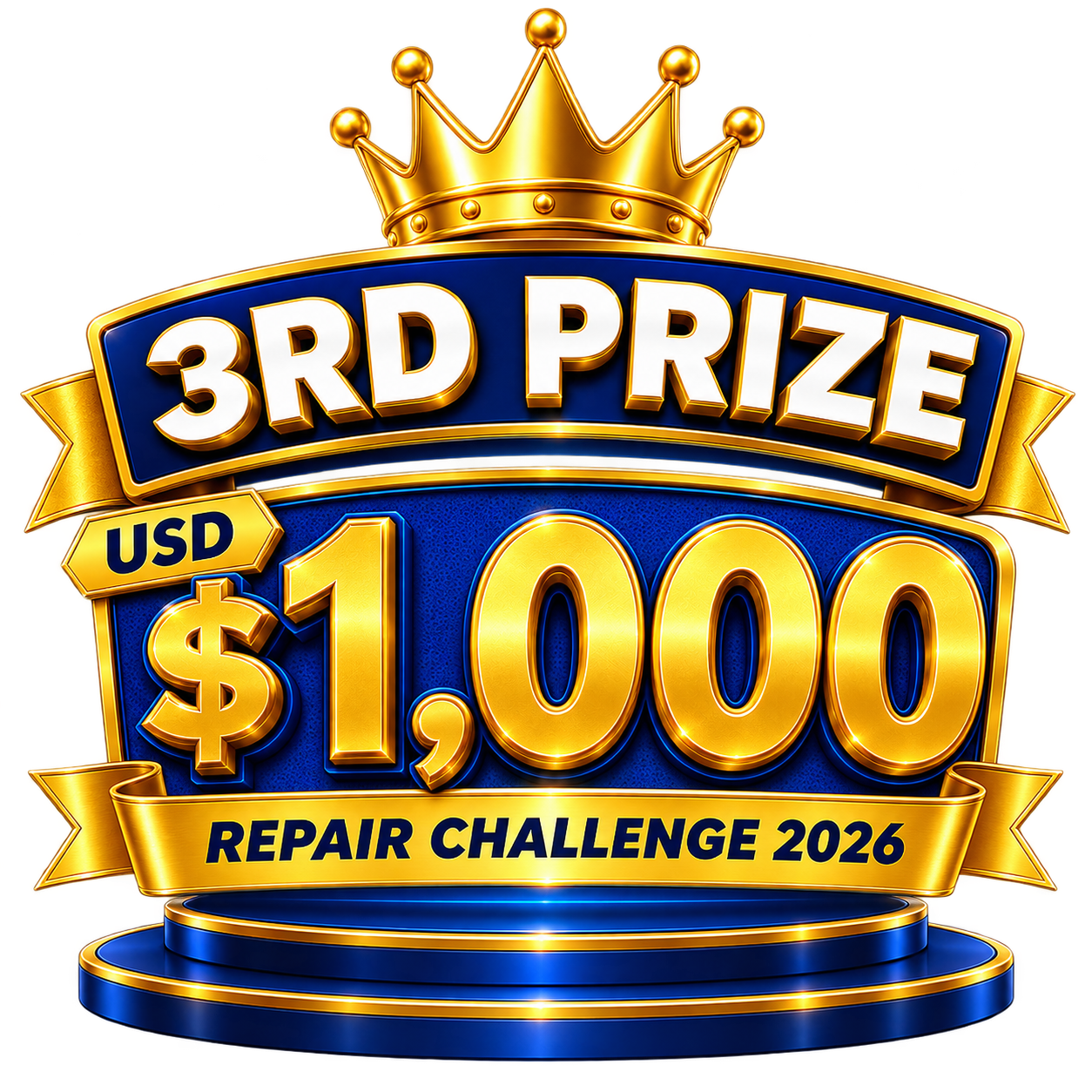 3rd prize : USD$1,000